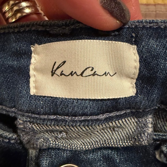 KanCan Womens Mid Rise Delores Jeans Dark Wash Stretch Size 9 28 KC2567D - Picture 4 of 8